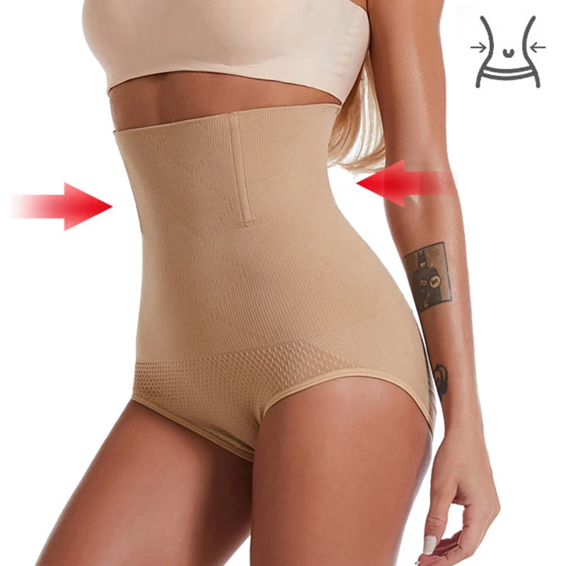 Seamless Women High Waist Shaping Panties Breathable Body Shaper Slimming Tummy Underwear Ladies Corset Waist Shapewear Panty